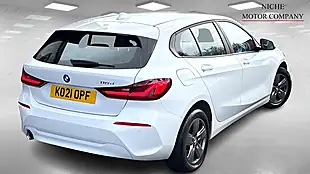 Used 2021 BMW 1 Series Se (lcp) White - Interior and Exterior details 5