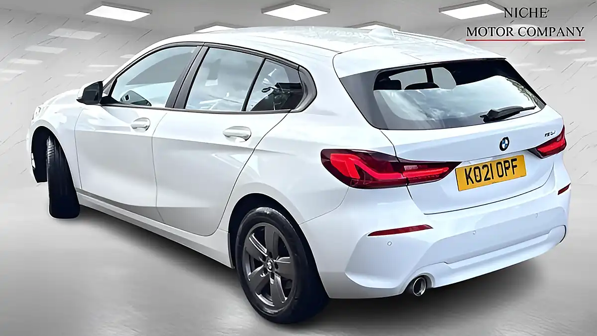 Used 2021 BMW 1 Series Se (lcp) White - Interior and Exterior details 9