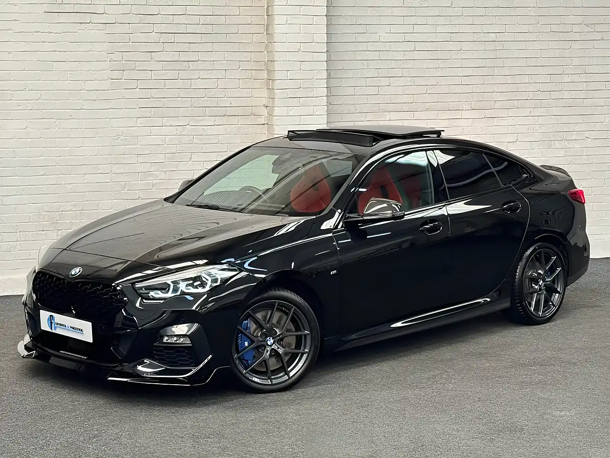 Used 2021 BMW 2 Series Gran Coupe M Sport Black - Front View