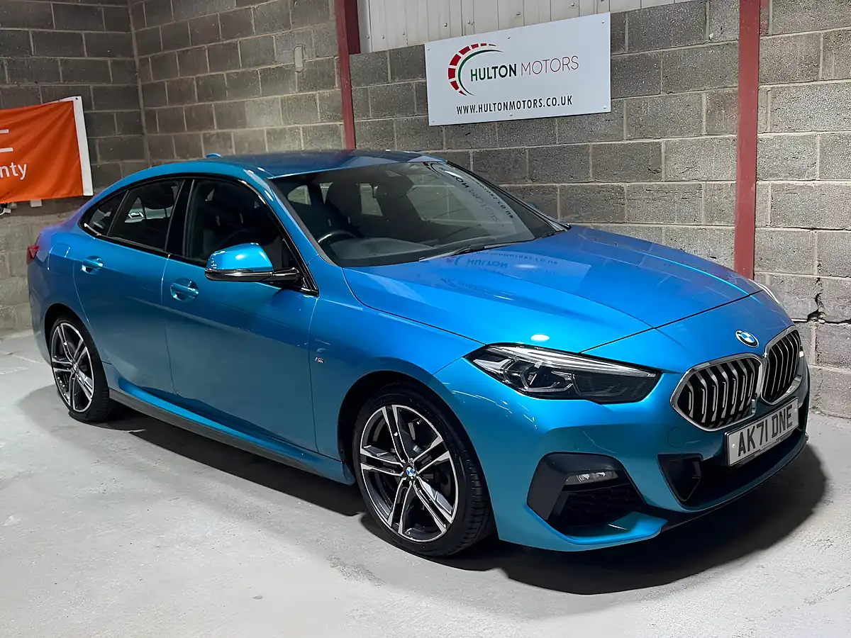 Used 2021 BMW 2 Series Gran Coupe M Sport Blue - Front View