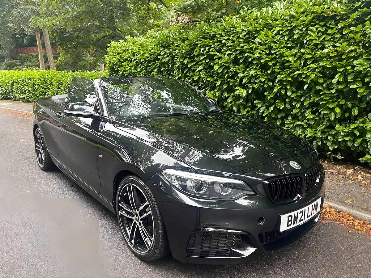 Used 2021 BMW 2 Series M Sport Black Sapphire - Front View