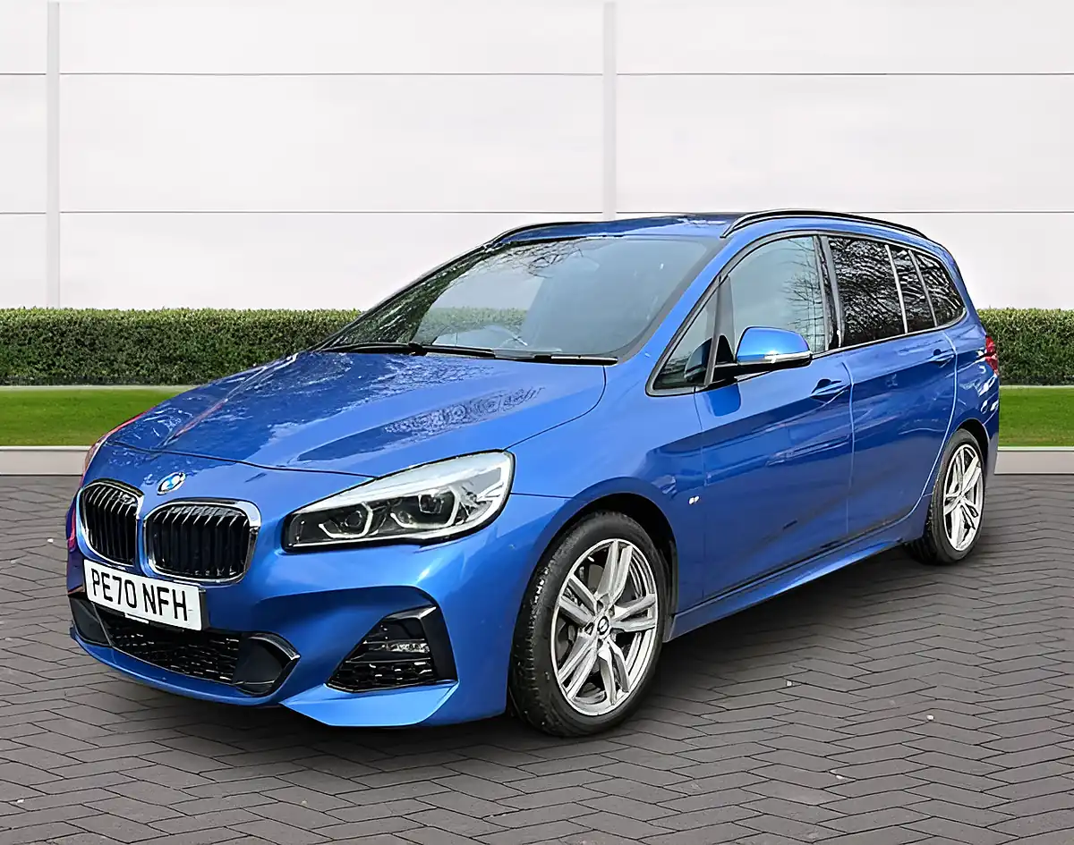 Used 2021 BMW 2 Series M Sport Estoril Blue - Front View