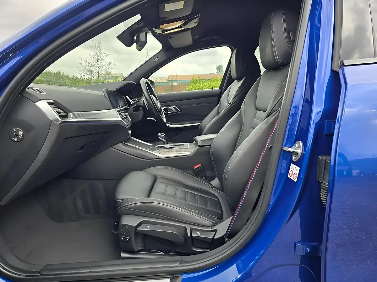 Used 2021 BMW 3 Series M Performance Portimao Blue Metallic - Interior and Exterior details 10