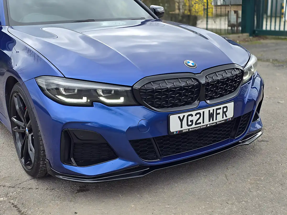 Used 2021 BMW 3 Series M Performance Portimao Blue Metallic - Interior and Exterior details 14