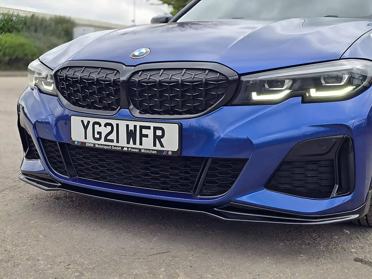 Used 2021 BMW 3 Series M Performance Portimao Blue Metallic - Interior and Exterior details 15