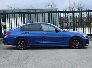 Used 2021 BMW 3 Series M Performance Portimao Blue Metallic - Interior and Exterior details 3