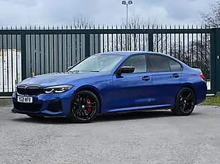 Used 2021 BMW 3 Series M Performance Portimao Blue Metallic - Interior and Exterior details 7