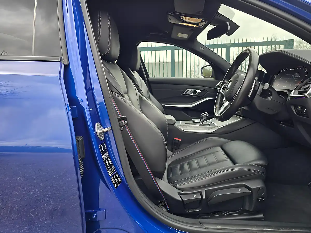 Used 2021 BMW 3 Series M Performance Portimao Blue Metallic - Interior and Exterior details 9