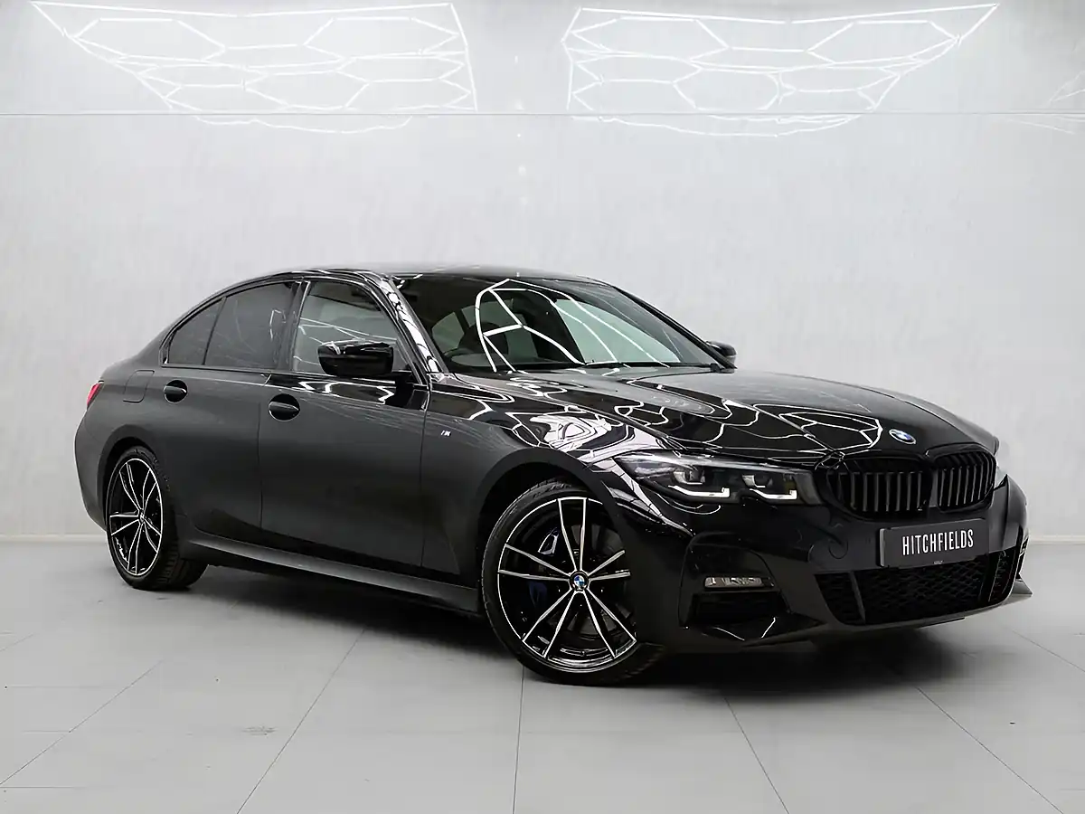 Used 2021 BMW 3 Series M Sport Black - Front View
