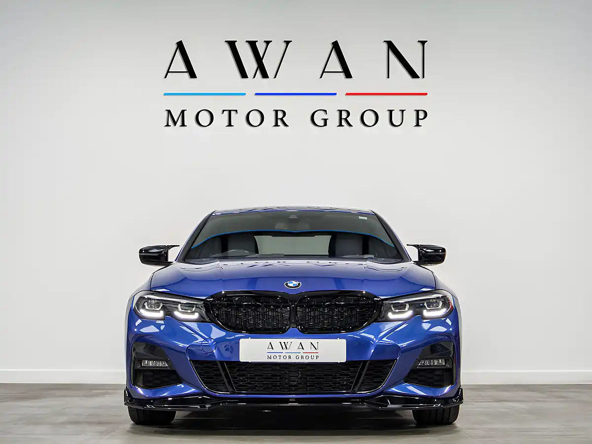 Used 2021 BMW 3 Series M Sport Blue - Interior and Exterior details 2