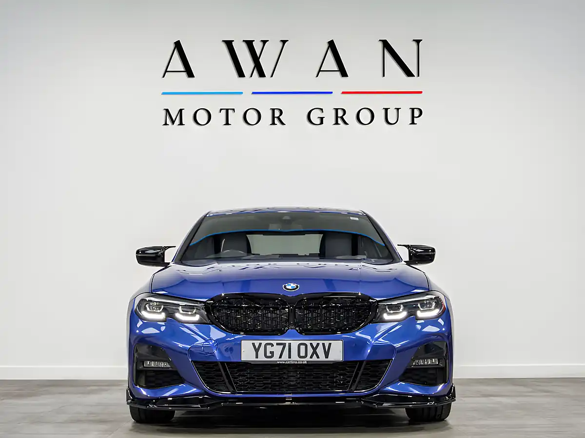 Used 2021 BMW 3 Series M Sport Blue - Interior and Exterior details 20