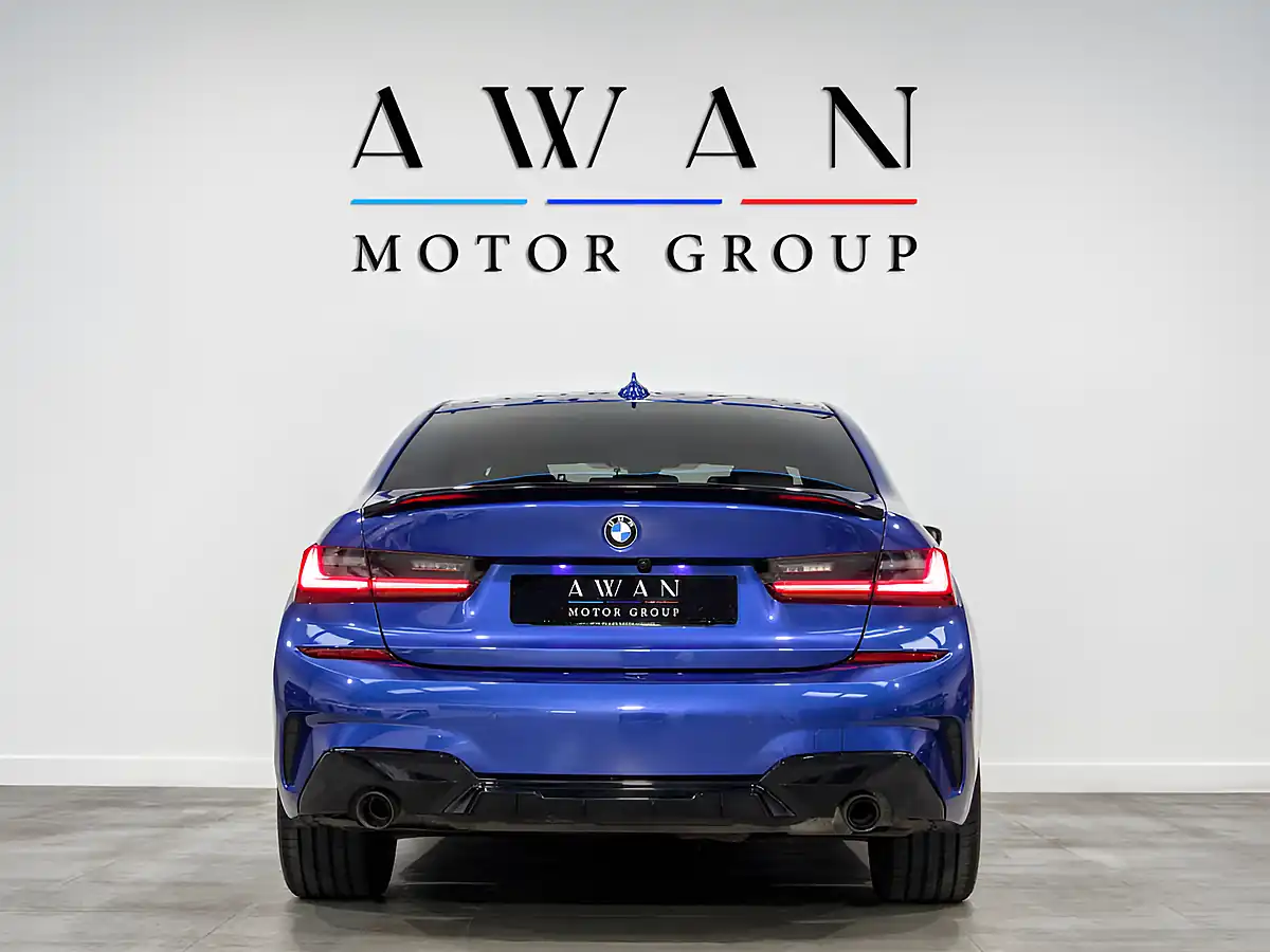 Used 2021 BMW 3 Series M Sport Blue - Interior and Exterior details 4