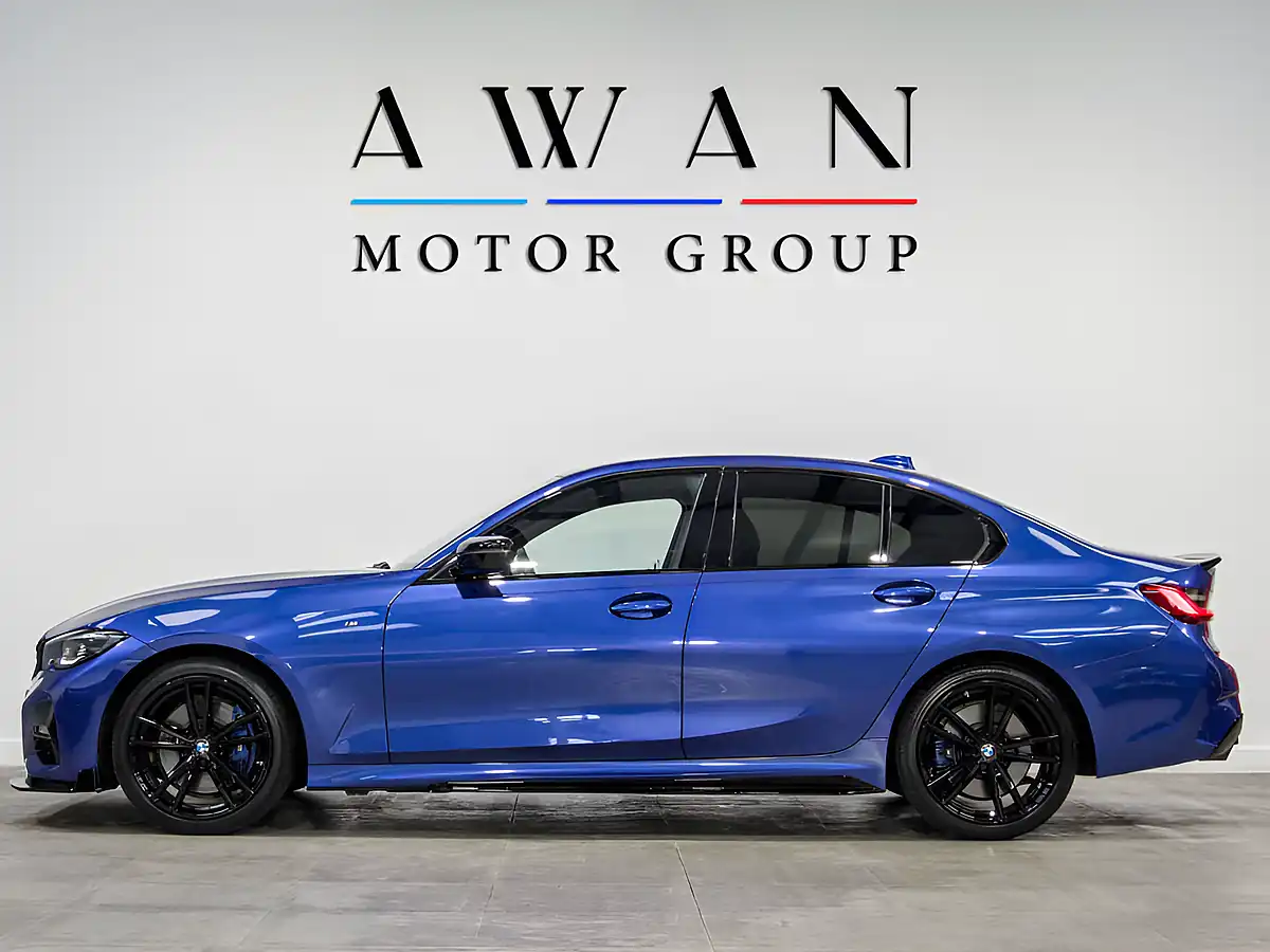 Used 2021 BMW 3 Series M Sport Blue - Interior and Exterior details 7