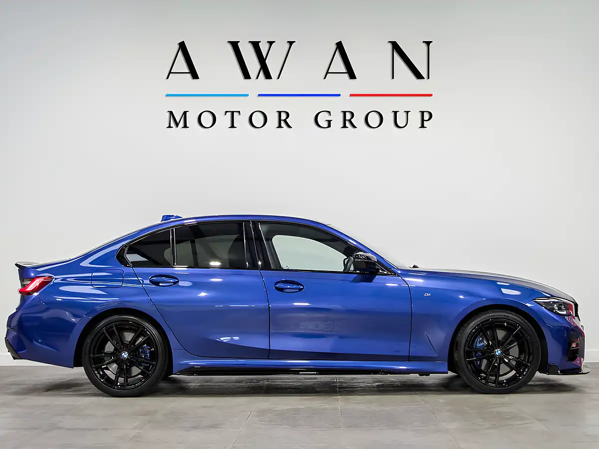 Used 2021 BMW 3 Series M Sport Blue - Interior and Exterior details 8