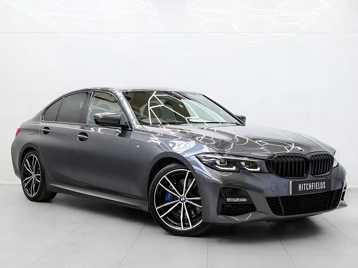 Used 2021 BMW 3 Series M Sport Grey - Front View