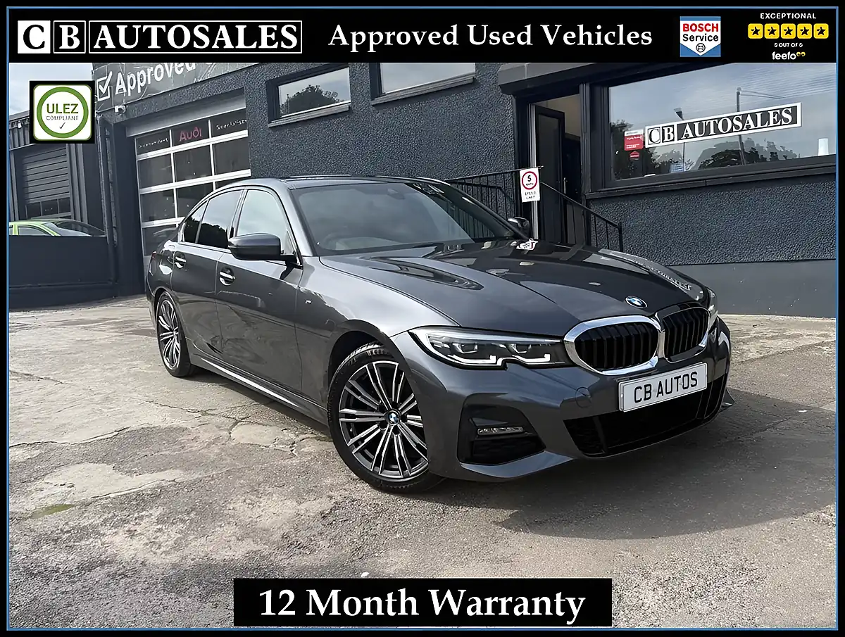 Used 2021 BMW 3 Series M Sport Grey - Front View