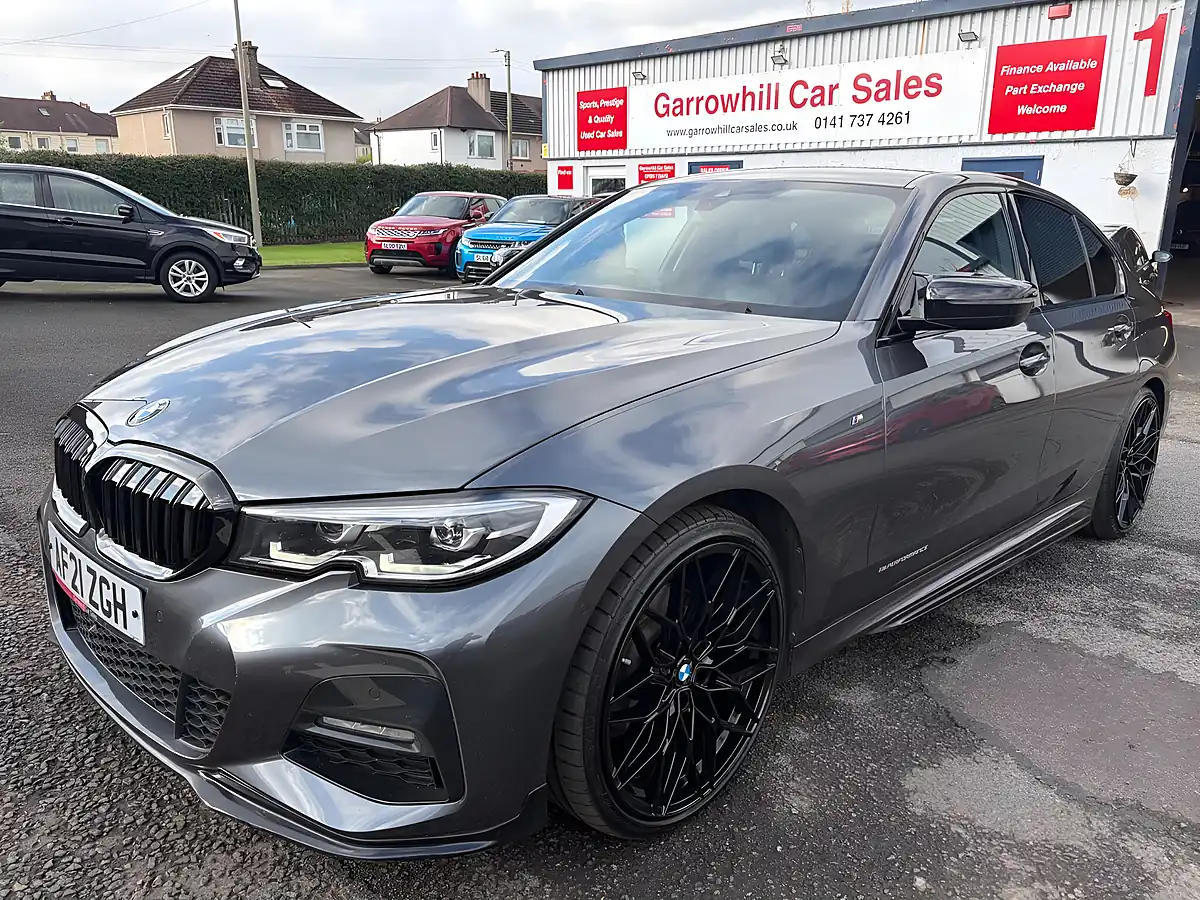Used 2021 BMW 3 Series M Sport Grey - Front View