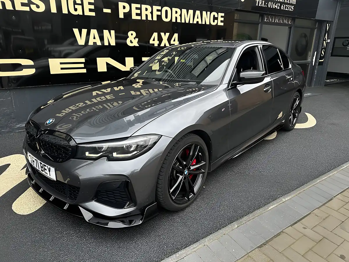 Used 2021 BMW 3 Series M Sport Mineral Grey - Front View