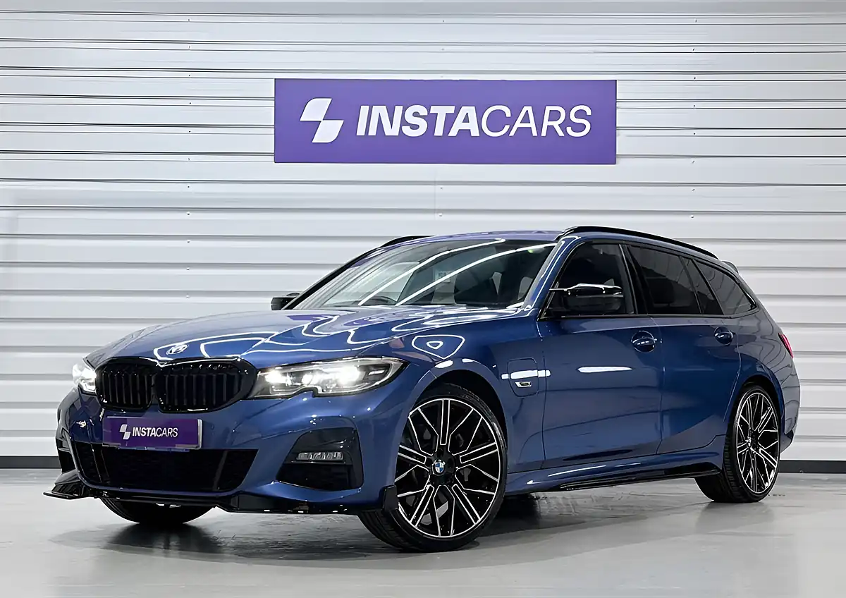 Used 2021 BMW 3 Series M Sport Portimao Blue - Front View