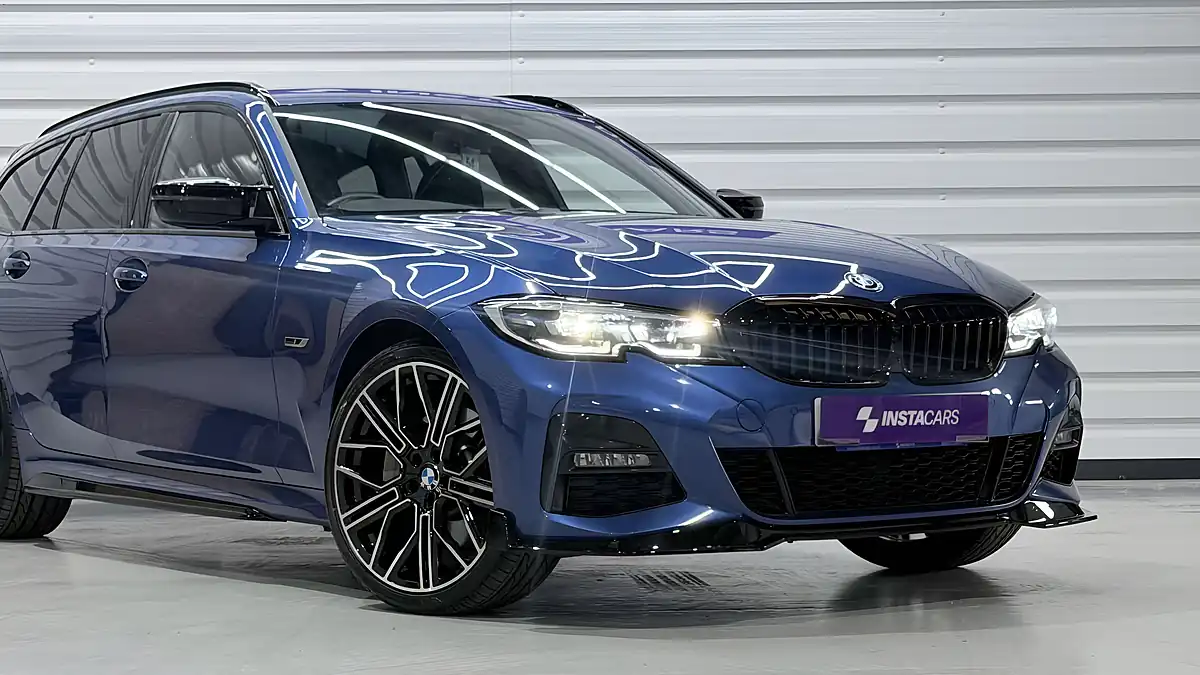 Used 2021 BMW 3 Series M Sport Portimao Blue - Interior and Exterior details 9