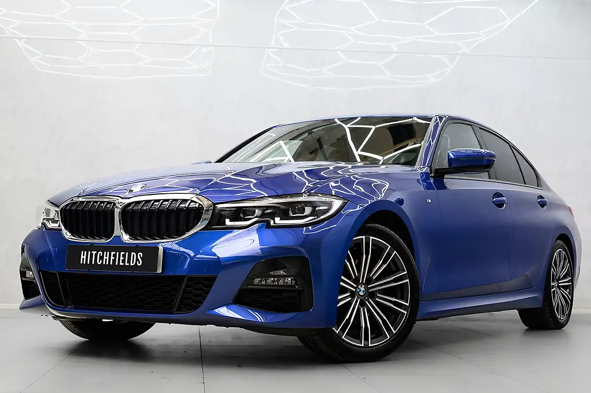 Used 2021 BMW 3 Series M Sport Portimao Blue - Interior and Exterior details 5
