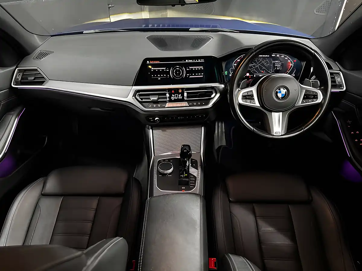Used 2021 BMW 3 Series M Sport Portimao Blue - Interior and Exterior details 14