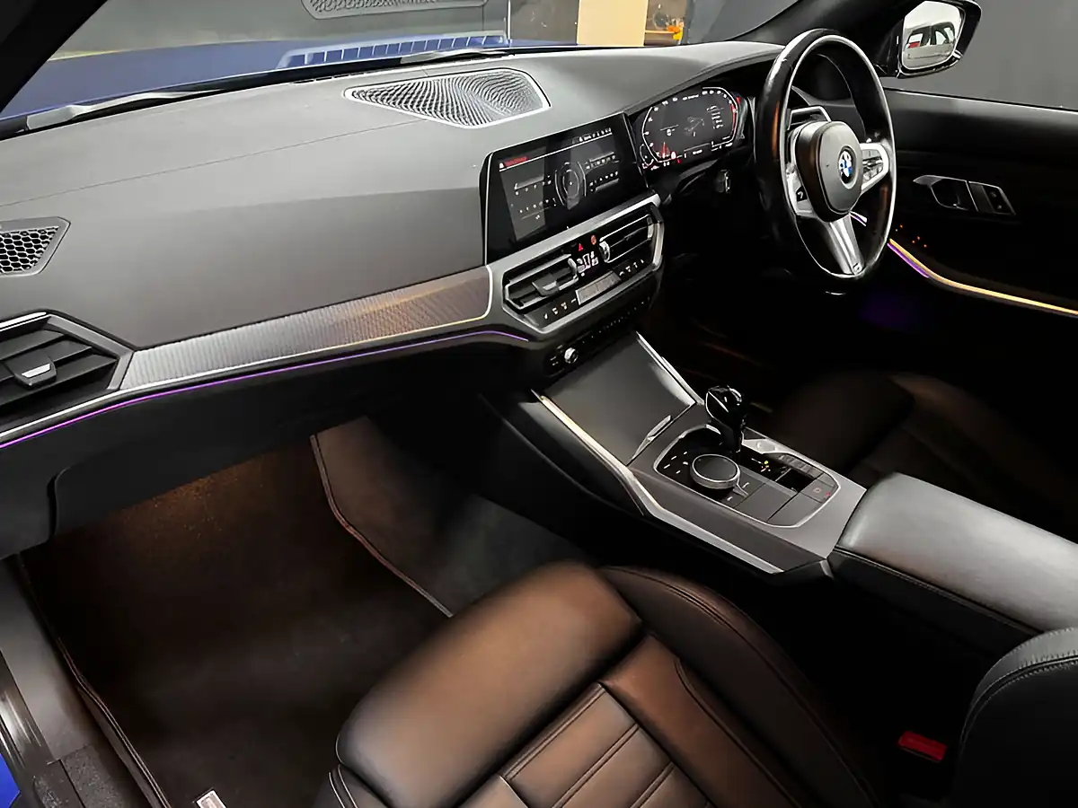 Used 2021 BMW 3 Series M Sport Portimao Blue - Interior and Exterior details 16