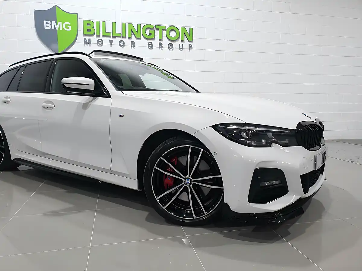 Used 2021 BMW 3 Series M Sport Touring White - Interior and Exterior details 12
