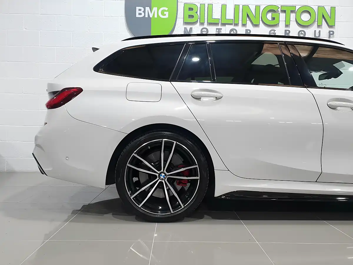Used 2021 BMW 3 Series M Sport Touring White - Interior and Exterior details 16