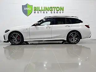 Used 2021 BMW 3 Series M Sport Touring White - Interior and Exterior details 4