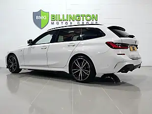 Used 2021 BMW 3 Series M Sport Touring White - Interior and Exterior details 5