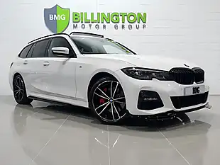 Used 2021 BMW 3 Series M Sport Touring White - Interior and Exterior details 9
