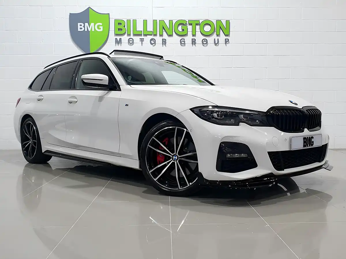 Used 2021 BMW 3 Series M Sport Touring White - Interior and Exterior details 9