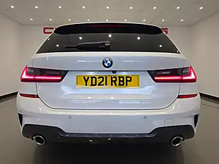 Used 2021 BMW 3 Series M Sport Touring White - Interior and Exterior details 10