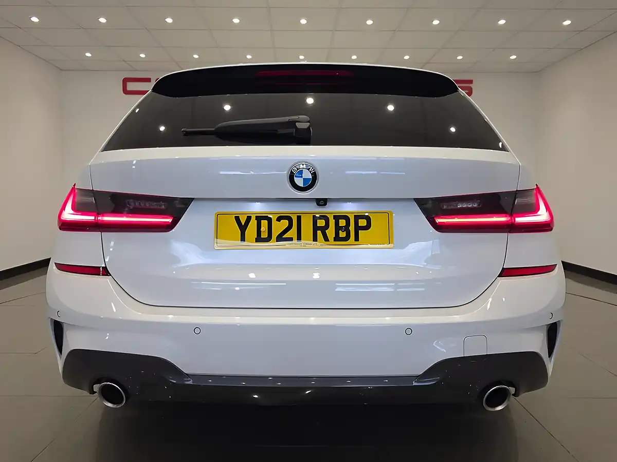 Used 2021 BMW 3 Series M Sport Touring White - Interior and Exterior details 10