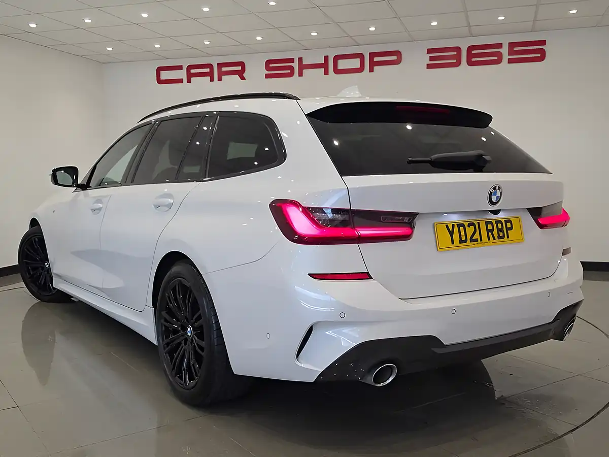 Used 2021 BMW 3 Series M Sport Touring White - Interior and Exterior details 12