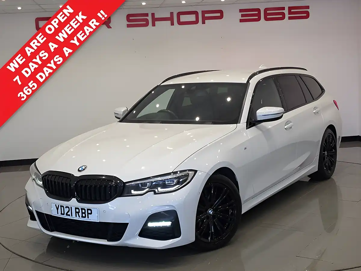 Used 2021 BMW 3 Series M Sport Touring White - Interior and Exterior details 2