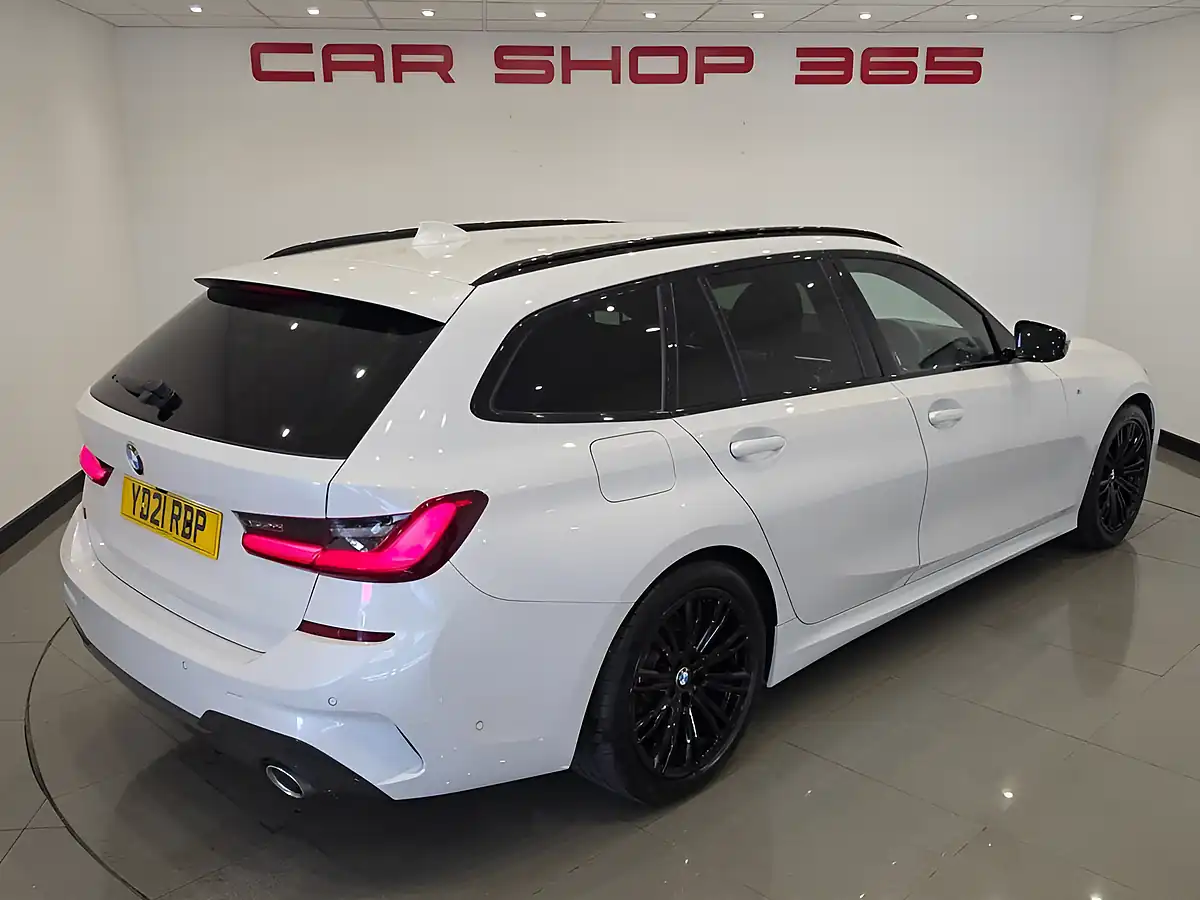 Used 2021 BMW 3 Series M Sport Touring White - Interior and Exterior details 4