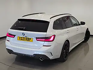 Used 2021 BMW 3 Series M Sport Touring White - Interior and Exterior details 6