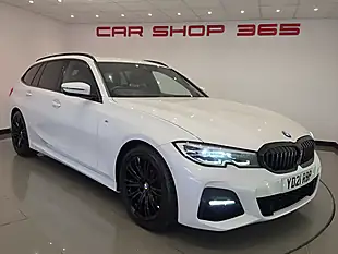Used 2021 BMW 3 Series M Sport Touring White - Interior and Exterior details 7