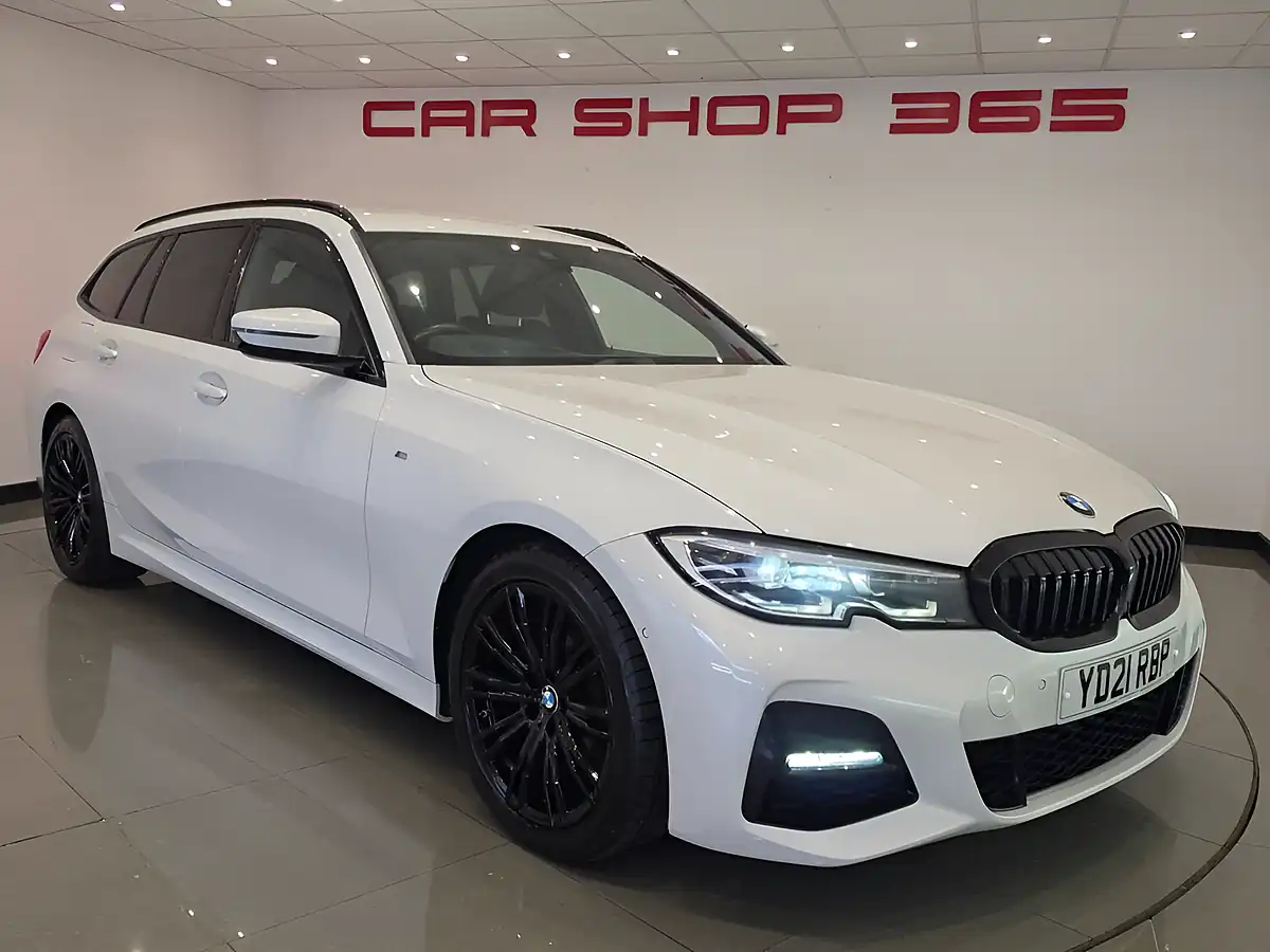 Used 2021 BMW 3 Series M Sport Touring White - Interior and Exterior details 7