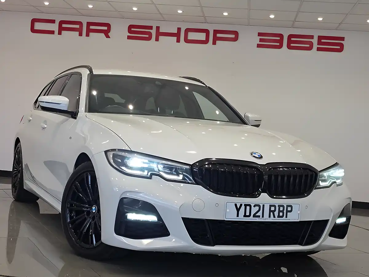 Used 2021 BMW 3 Series M Sport Touring White - Interior and Exterior details 8