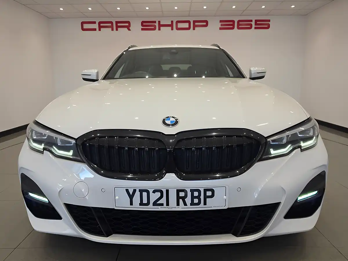 Used 2021 BMW 3 Series M Sport Touring White - Interior and Exterior details 9