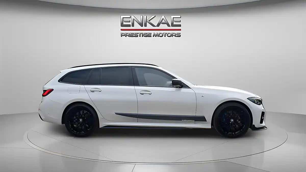 Used 2021 BMW 3 Series M Sport Touring White - Interior and Exterior details 3