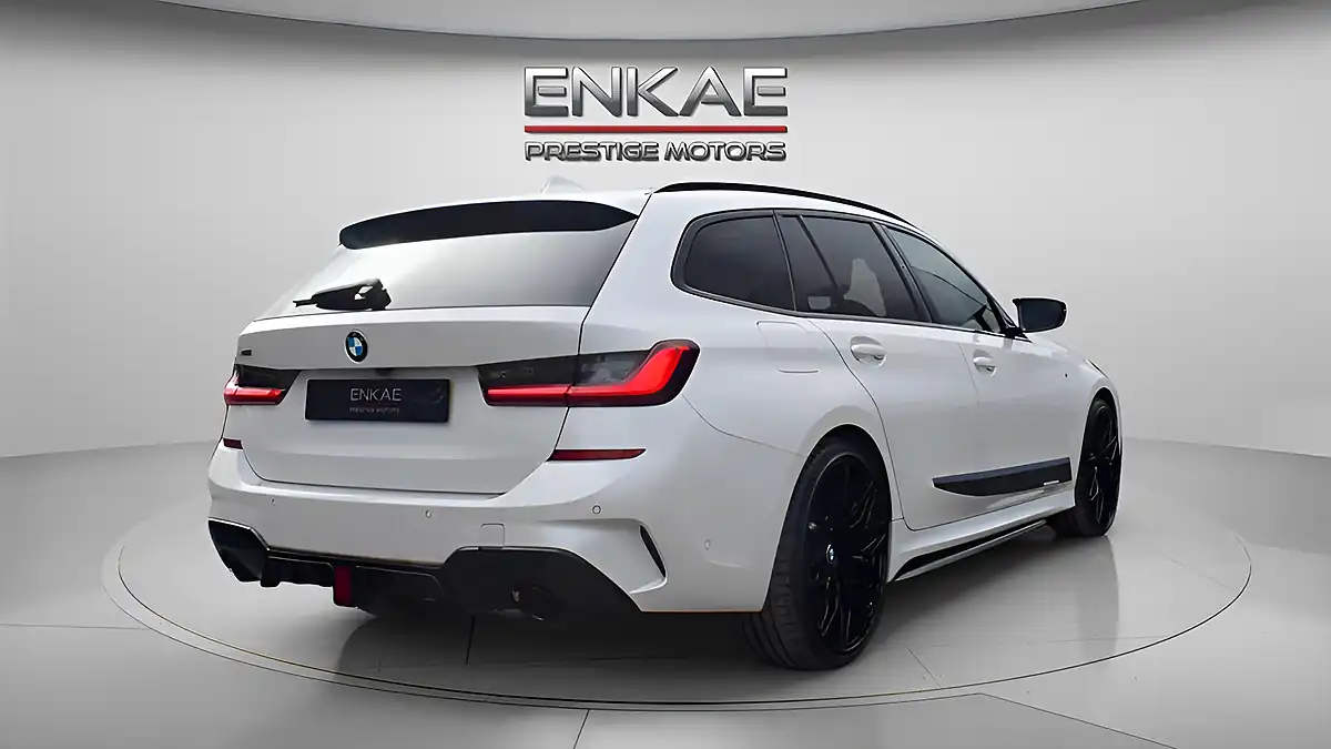 Used 2021 BMW 3 Series M Sport Touring White - Interior and Exterior details 4