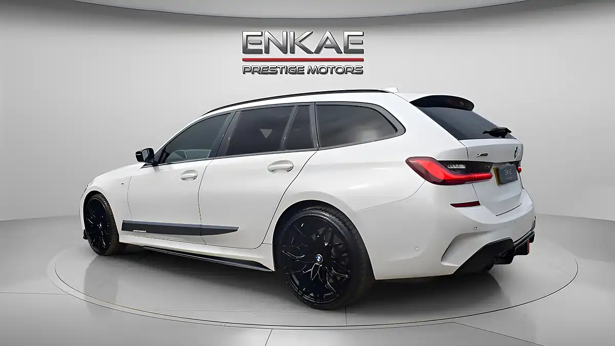 Used 2021 BMW 3 Series M Sport Touring White - Interior and Exterior details 6