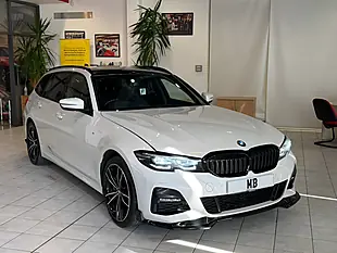 Used 2021 BMW 3 Series M Sport Touring White - Interior and Exterior details 2