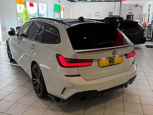 Used 2021 BMW 3 Series M Sport Touring White - Interior and Exterior details 7