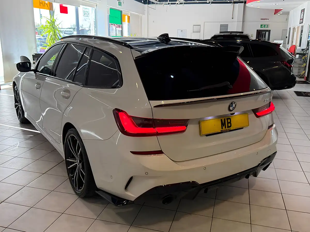 Used 2021 BMW 3 Series M Sport Touring White - Interior and Exterior details 7