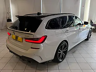 Used 2021 BMW 3 Series M Sport Touring White - Interior and Exterior details 8
